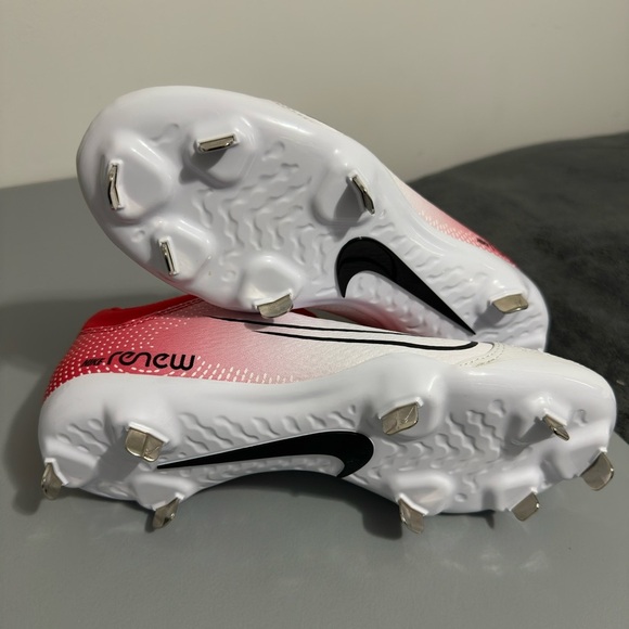 Nike 4 Pro Molded Softball Cleats Scarlet Red Black White US Size 9 (Women"s ) - Picture 6 of 6